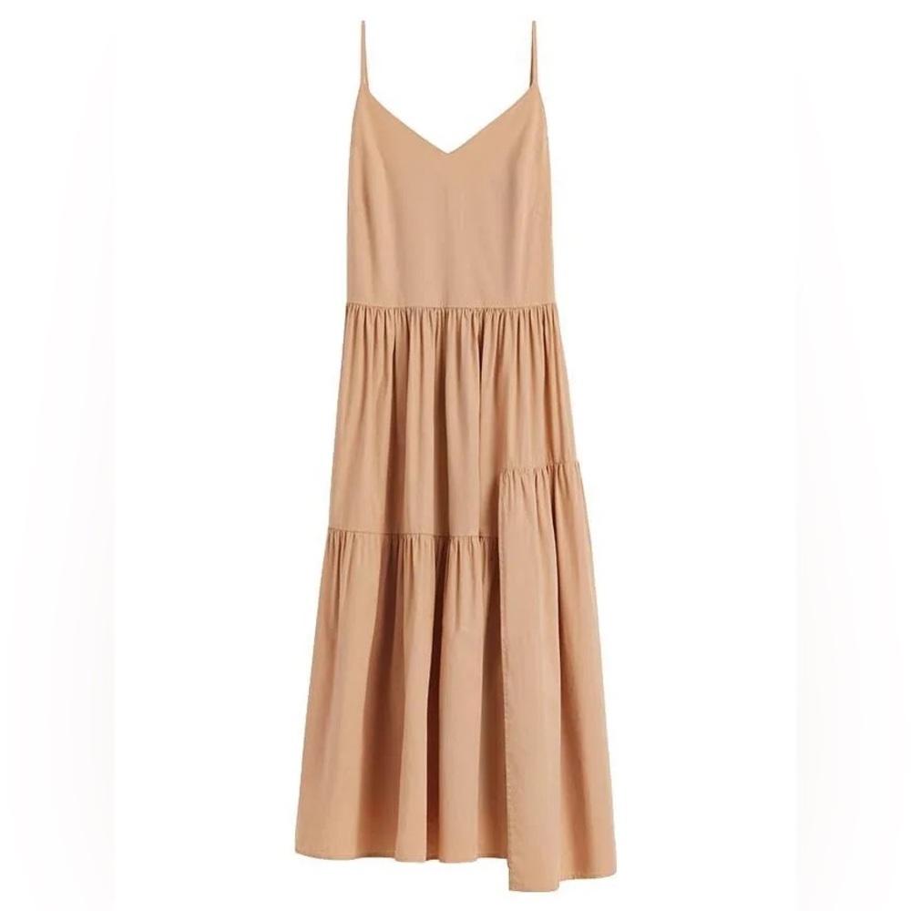 NWT! CUYANA Poplin Tiered Dress